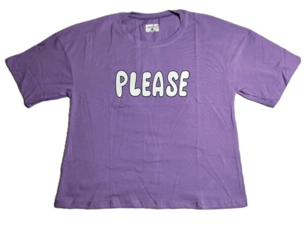 Oversized Purple T-shirt - Image 2