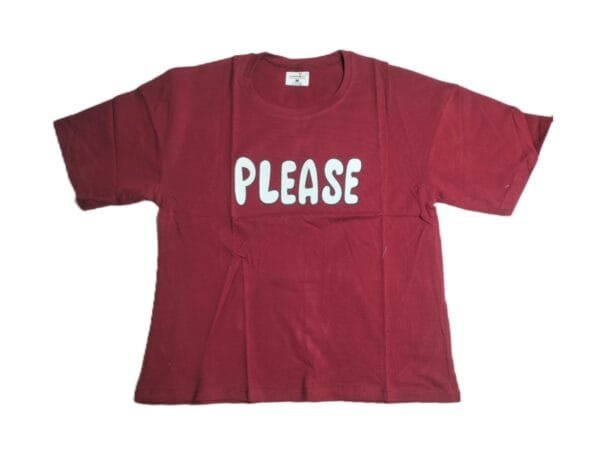 Oversized Red T-shirt - Image 2